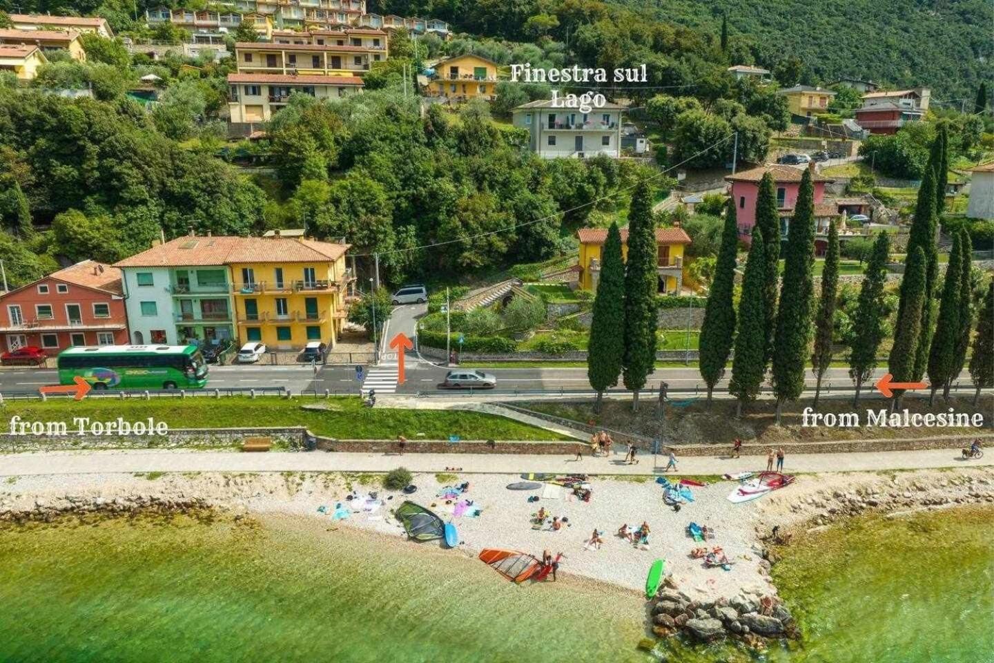 Finestra Sul Lago Malcesine Apt Riva Exteriör bild